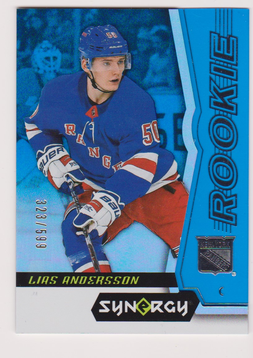 (image for) 2018-19 Synergy Blue #86 Lias Andersson 323/599